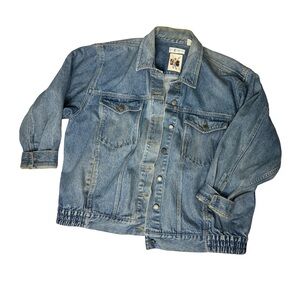 Vintage ELIZABETH by Liz Claiborne Blue Denim Jacket Size 16